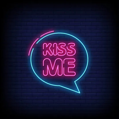 Kiss Me Led Neon Sign | Shineneon