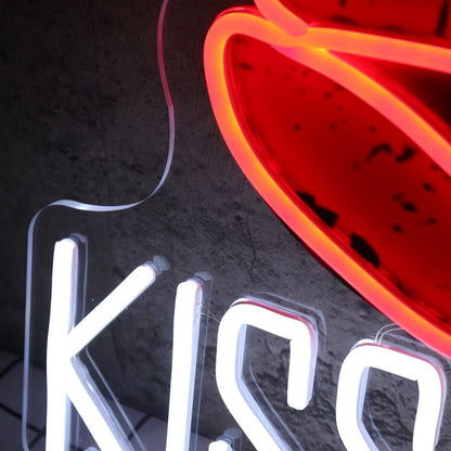 Kiss My Axe White Led Neon Sign - Shineneon