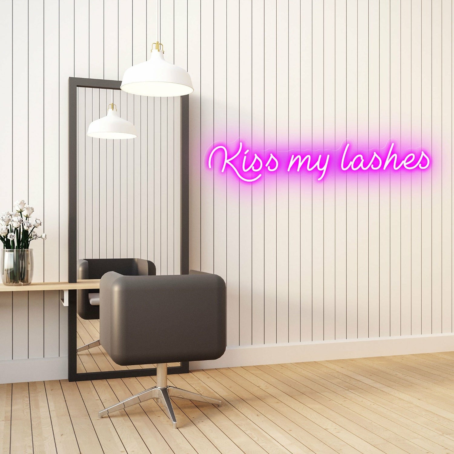 Kiss My Lashes Elevate Lash Beauty With Stylish Neon | Shineneon