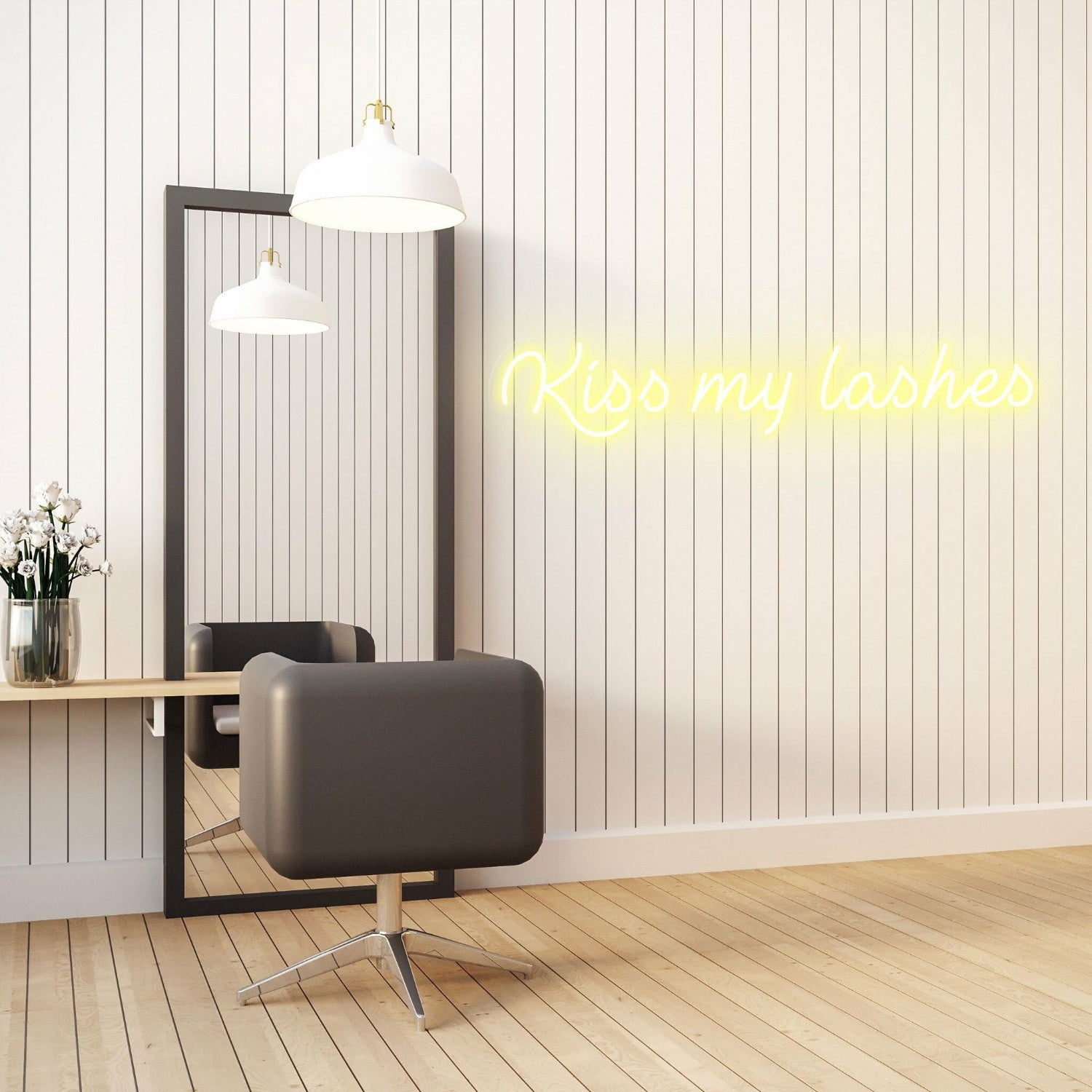 Kiss My Lashes Elevate Lash Beauty With Stylish Neon | Shineneon