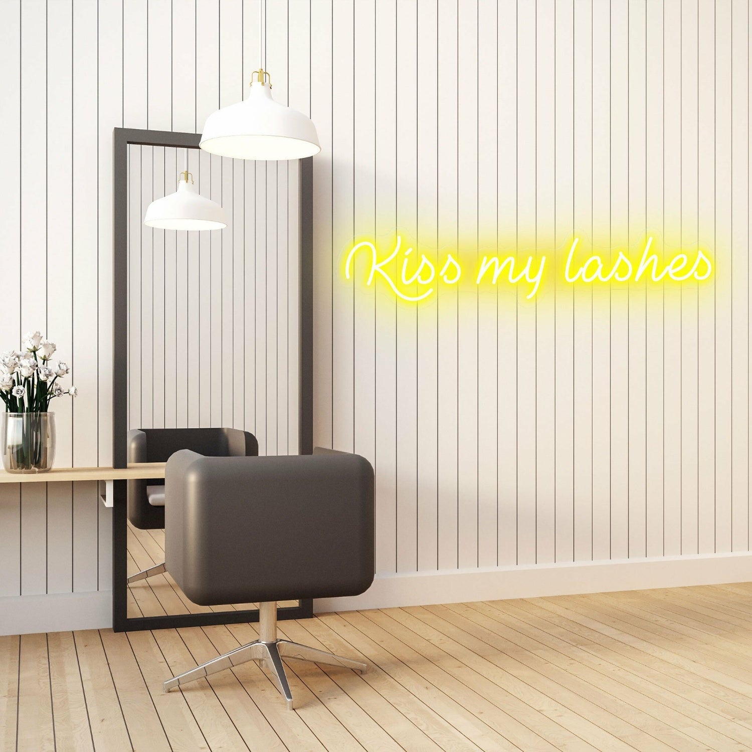 Kiss My Lashes Elevate Lash Beauty With Stylish Neon | Shineneon