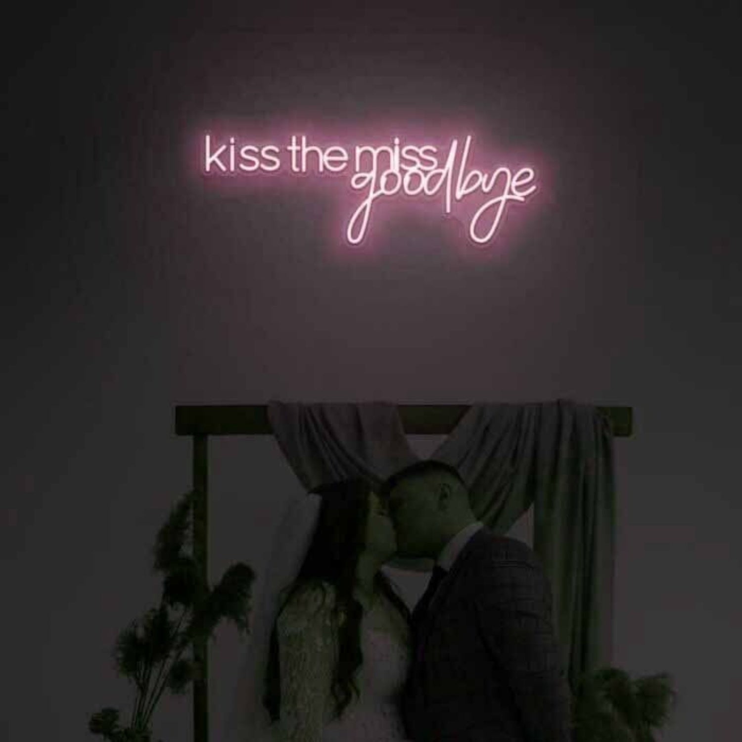 Kiss The Miss Goodbye Led Neon Sign | Shineneon