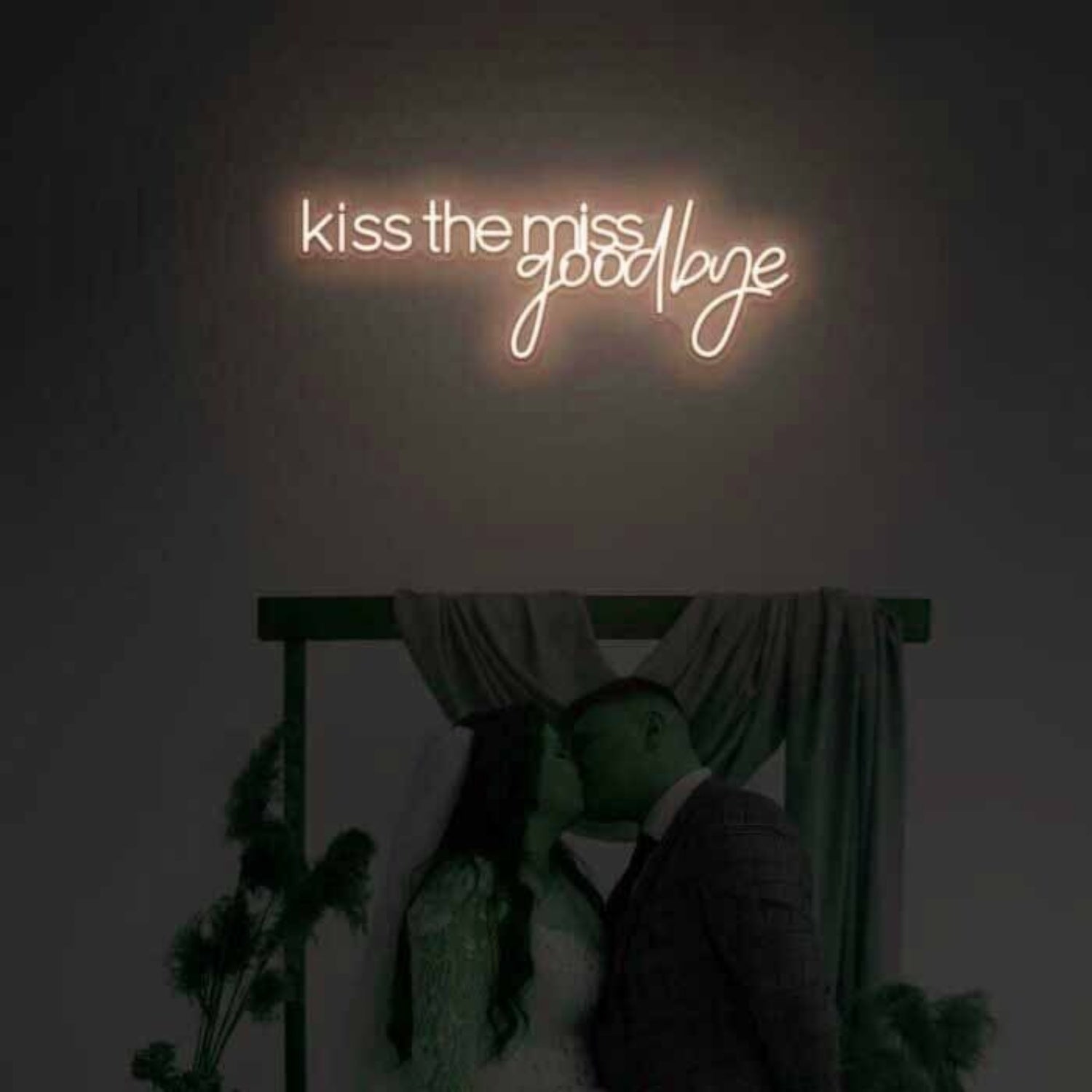 Kiss The Miss Goodbye Led Neon Sign | Shineneon