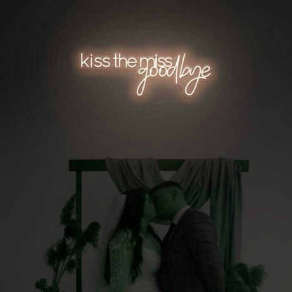 Kiss The Miss Goodbye Led Neon Sign | Shineneon