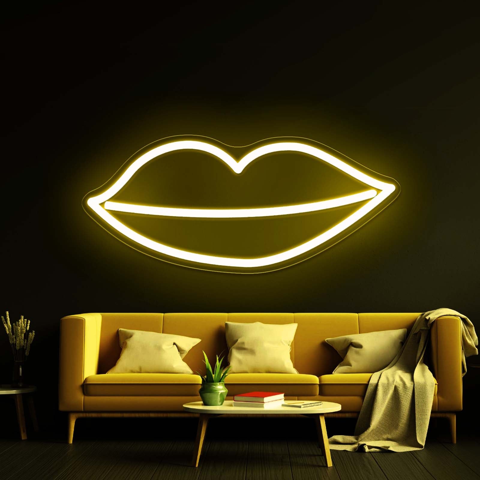 Kissy Lips Lovely Neon Signs For Sale - Shineneon