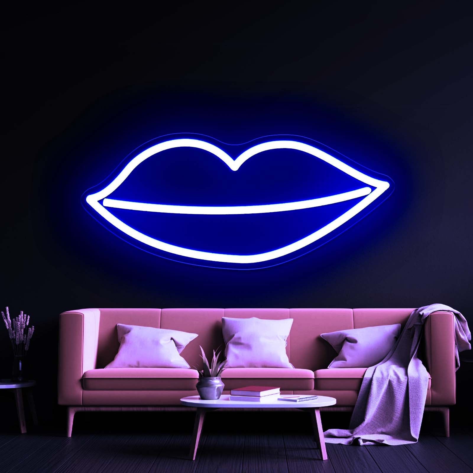 Kissy Lips Lovely Neon Signs For Sale - Shineneon
