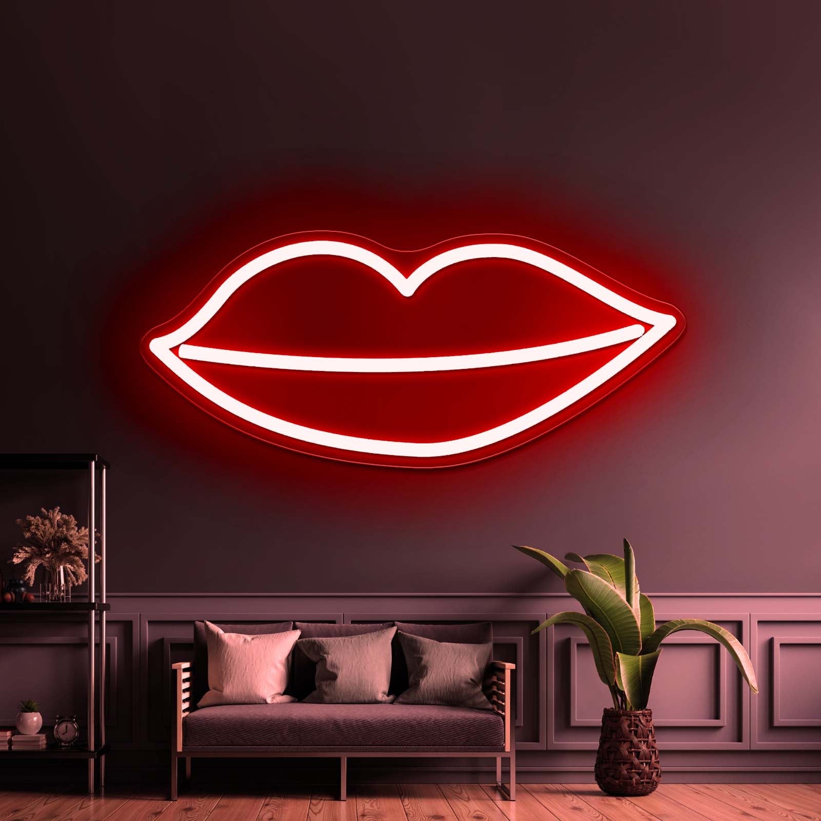 Kissy Lips Lovely Neon Signs For Sale - Shineneon