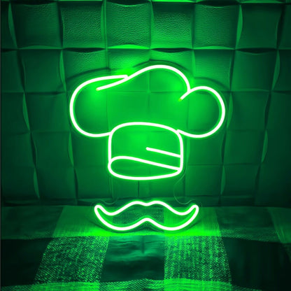 Kitchen Chef Hat Neon | Shineneon