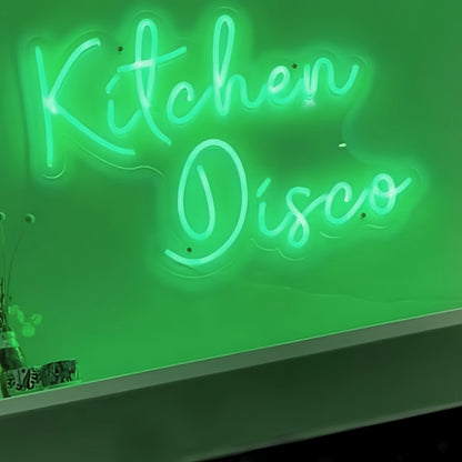 Kitchen Disco Led Neon Sign Turn Your Kitchen Into A Dance Party | Shineneon
