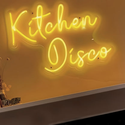 Kitchen Disco Led Neon Sign Turn Your Kitchen Into A Dance Party | Shineneon