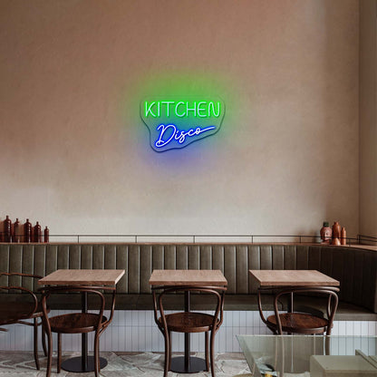Kitchen Disco Neon Sign Disco Art Neon Sign For Sale - Shineneon