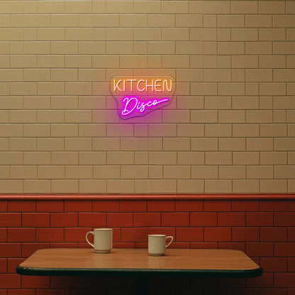 Kitchen Disco Neon Sign Disco Art Neon Sign For Sale - Shineneon