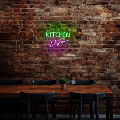 Kitchen Disco Neon Sign Disco Art Neon Sign For Sale - Shineneon