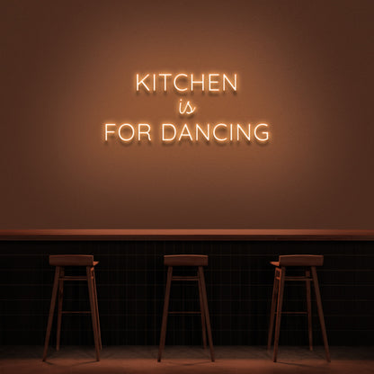 Kitchen Is Fdancing Led Neon Sign | Shineneon