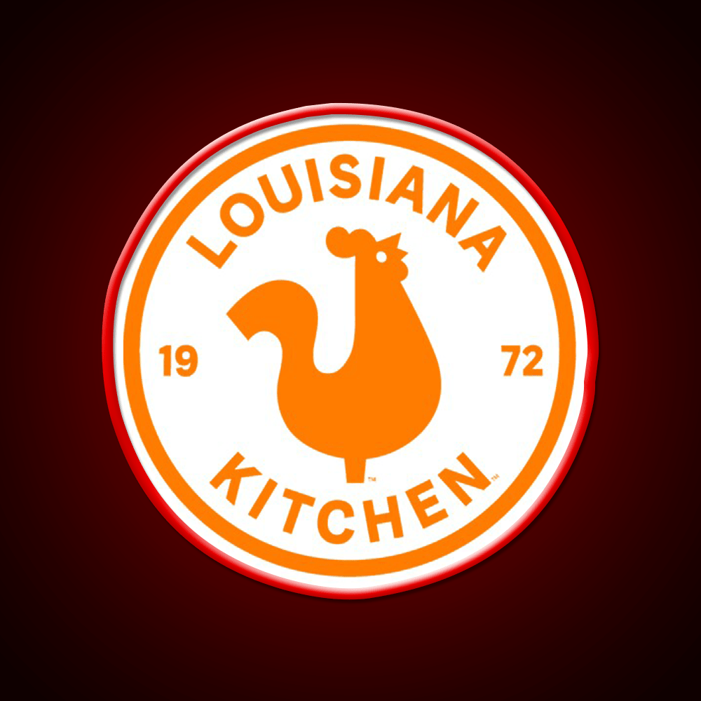 Kitchen Louisiana Popeyes Chicken Fast Food Led Neon Sign For Burger Place Rgb Color - Shineneon