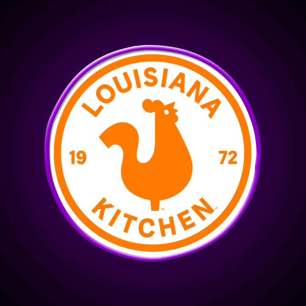 Kitchen Louisiana Popeyes Chicken Fast Food Led Neon Sign For Burger Place Rgb Color - Shineneon