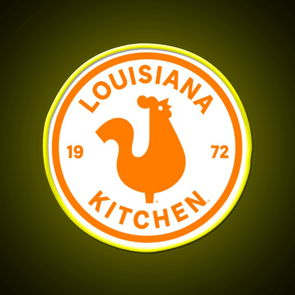 Kitchen Louisiana Popeyes Chicken Fast Food Led Neon Sign For Burger Place Rgb Color - Shineneon