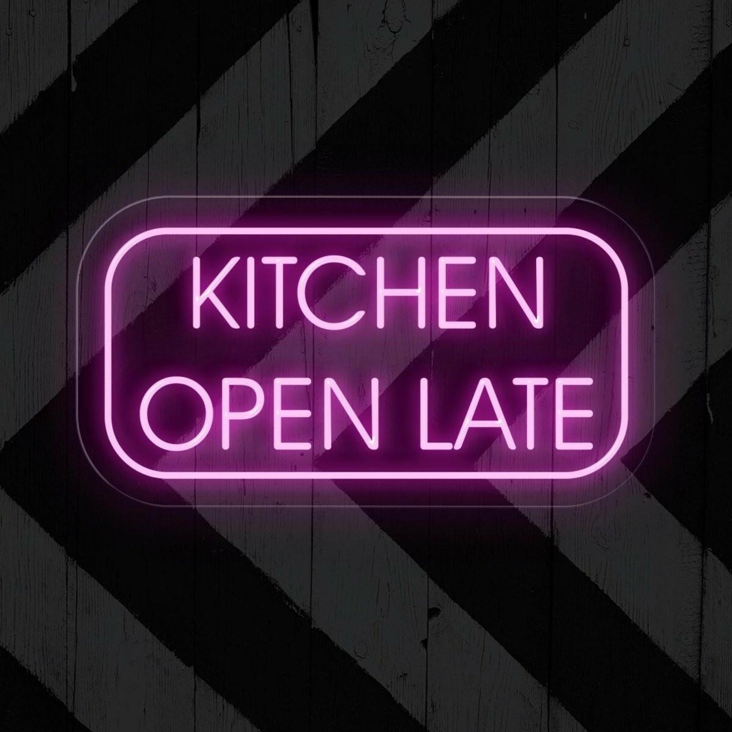 Kitchen Open Late Led Neon Sign | Shineneon