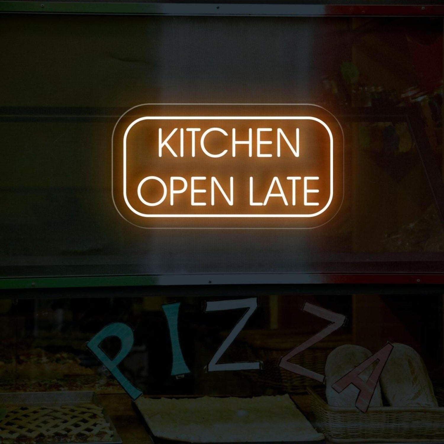 Kitchen Open Late Led Neon Sign | Shineneon