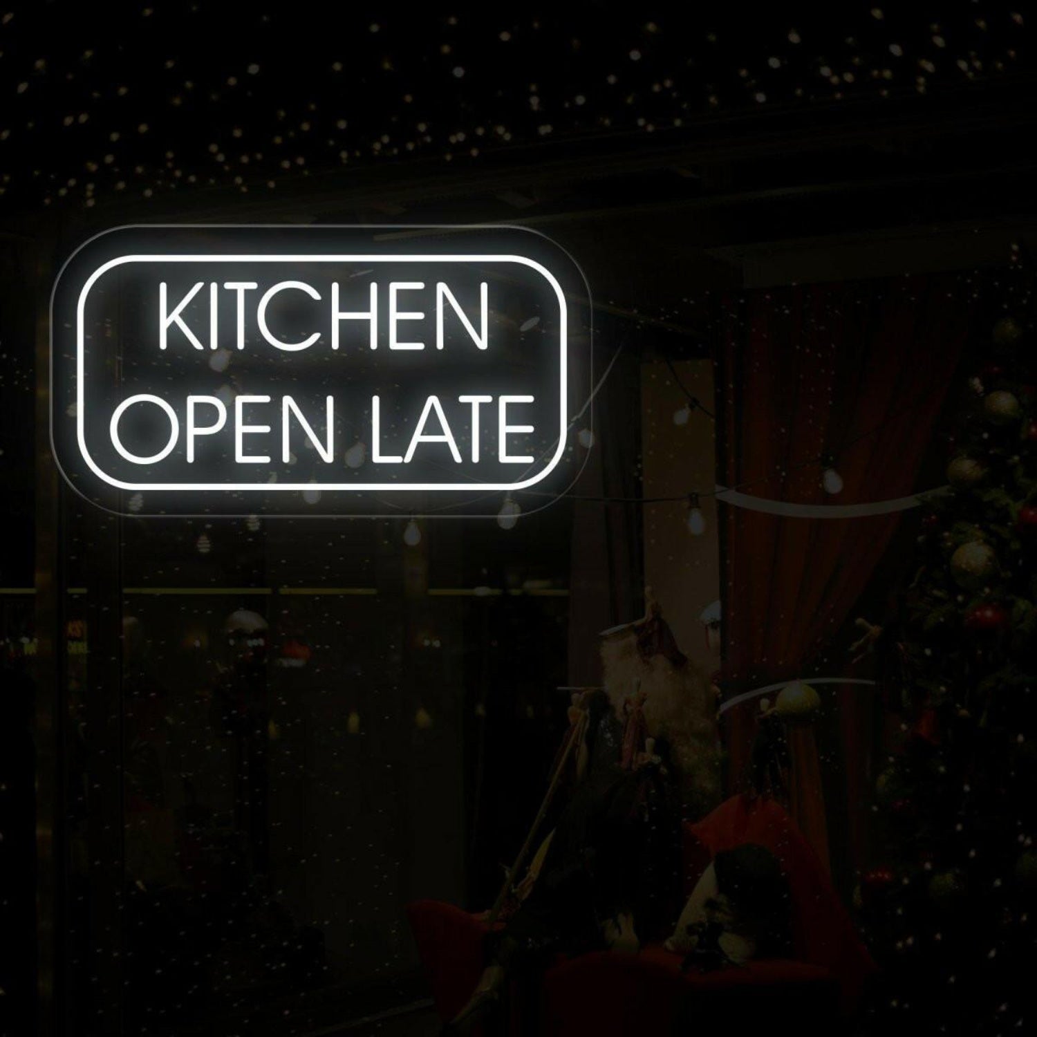 Kitchen Open Late Led Neon Sign | Shineneon