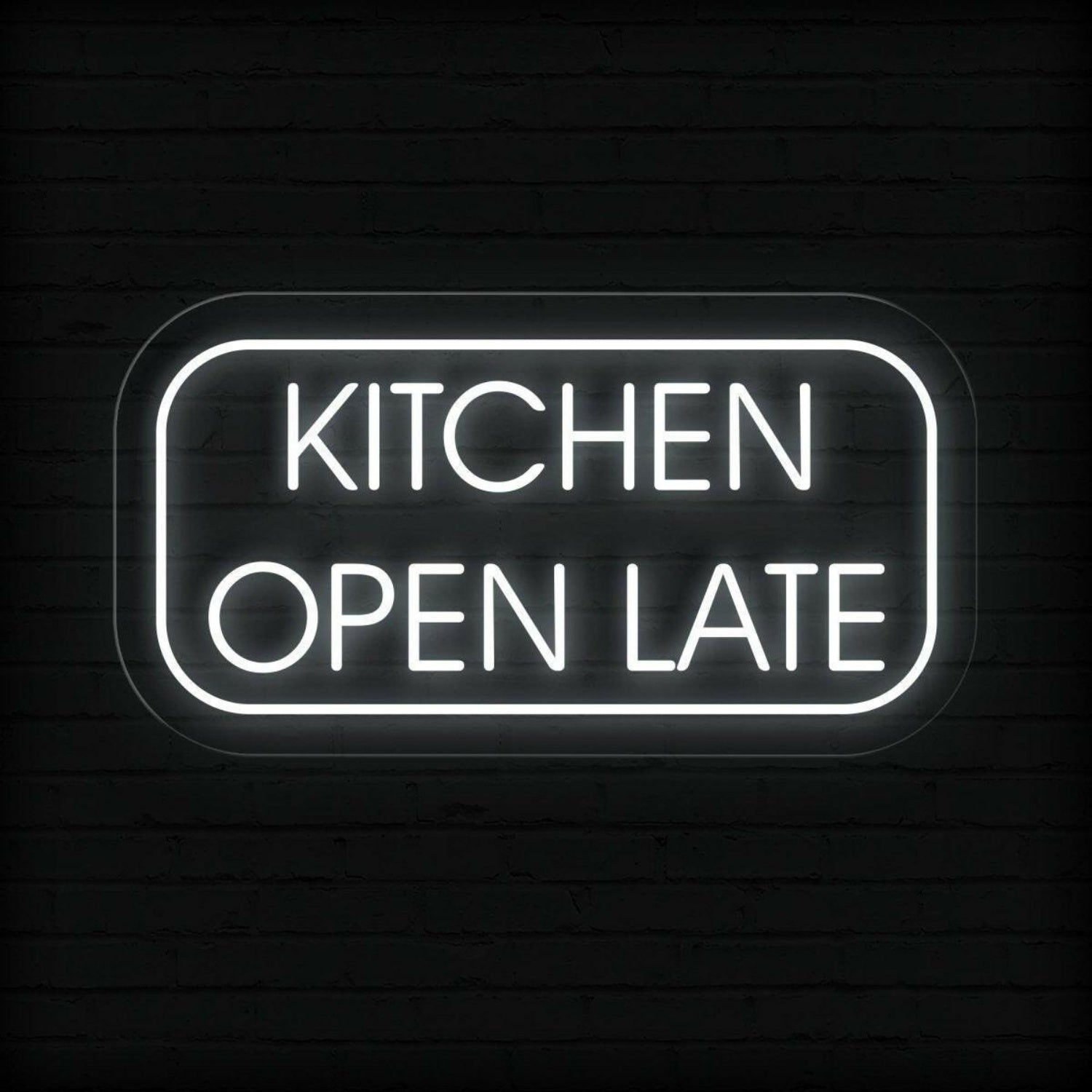 Kitchen Open Late Led Neon Sign | Shineneon