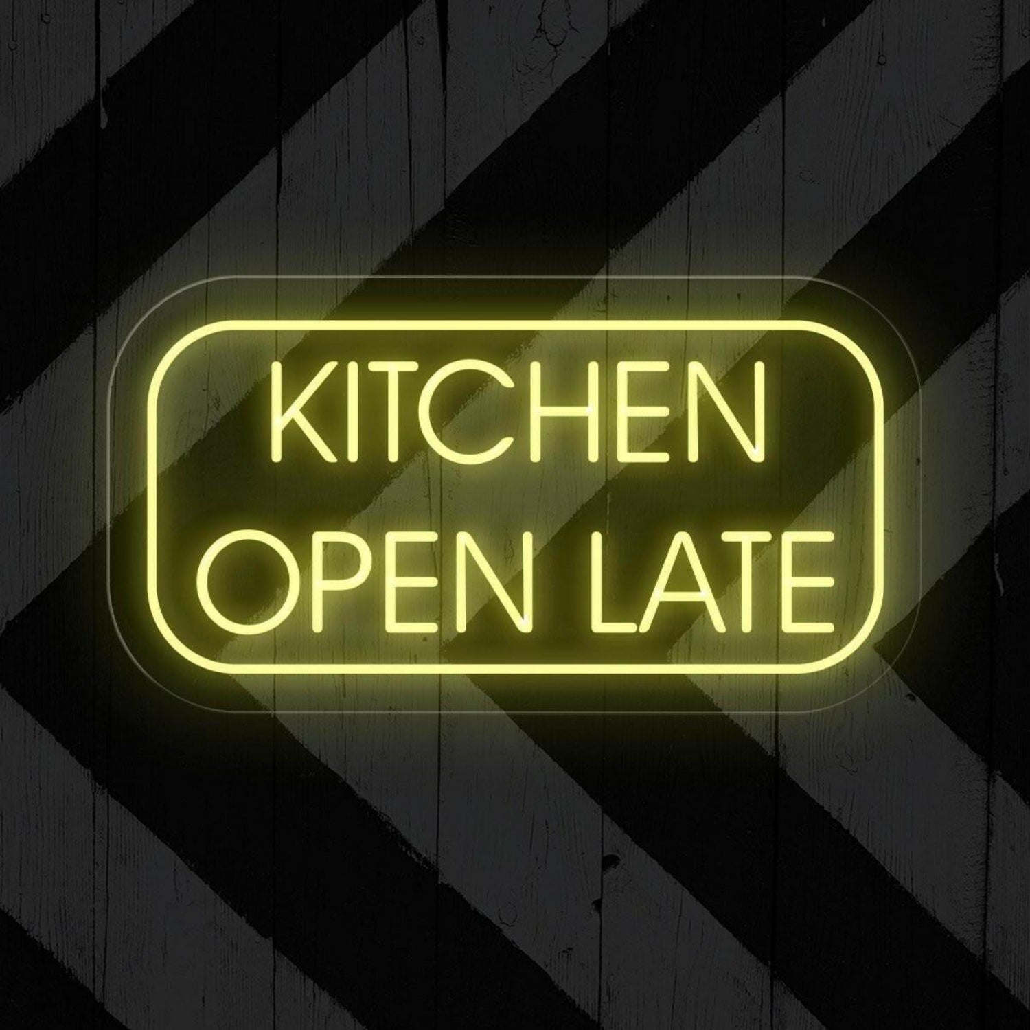 Kitchen Open Late Led Neon Sign | Shineneon