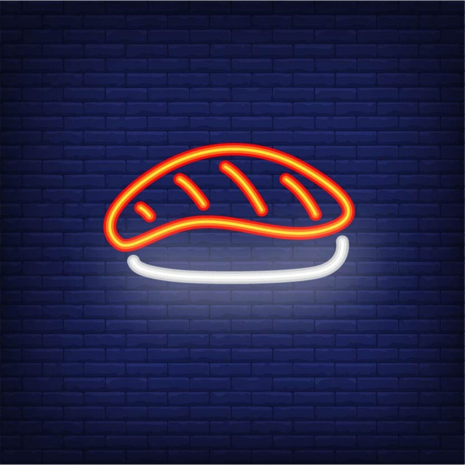 Kitchen Sushi Bar With Cute Mini Sushi Led Neon Sign | Shineneon