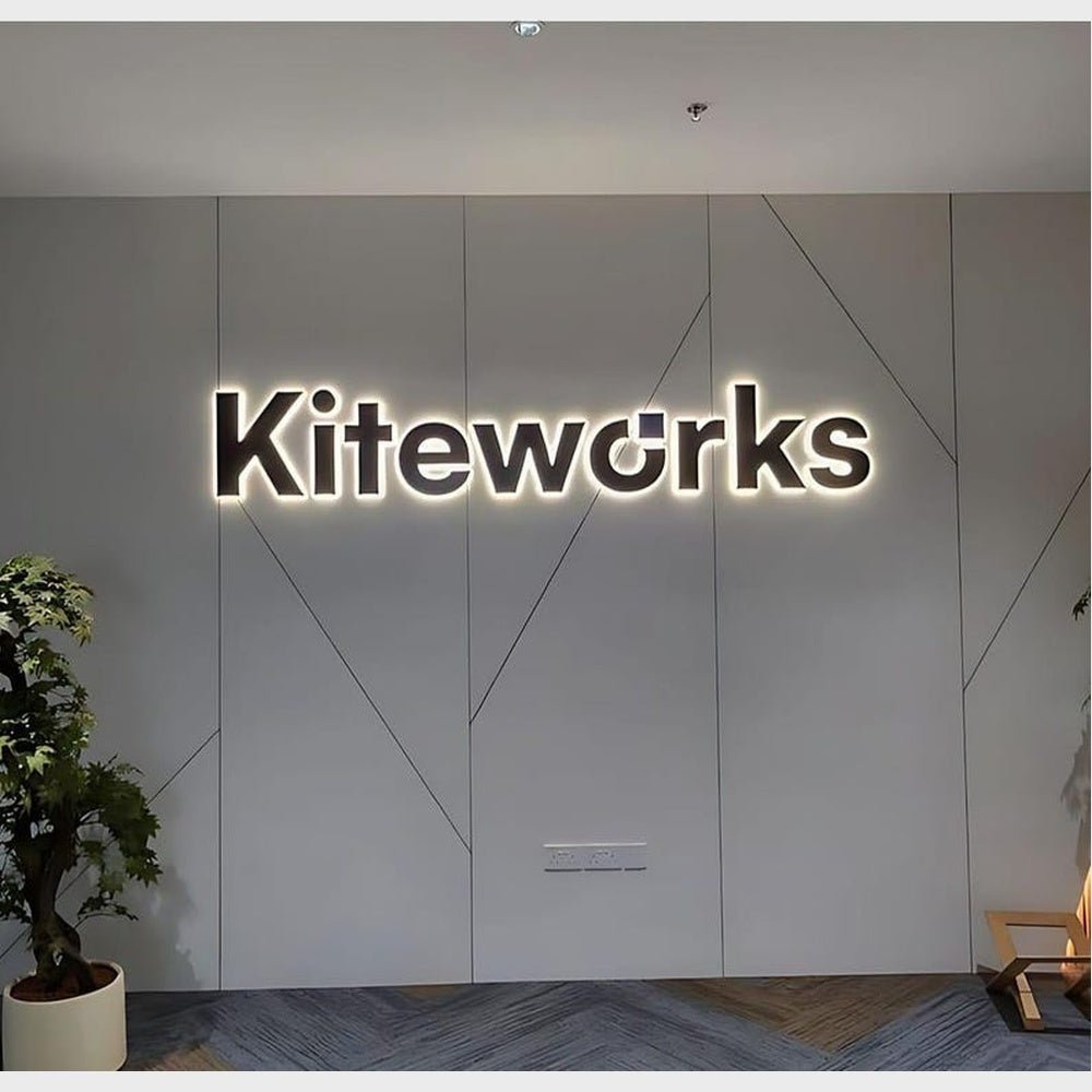 Kiteworks 3D Backlit Channel Letters Led Light Sign - Shineneon