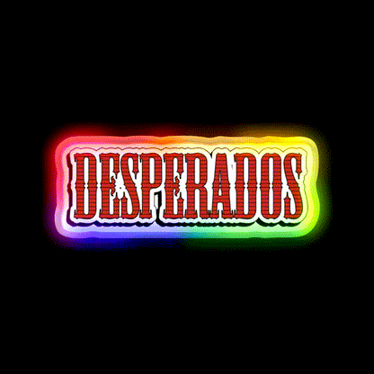 Kitty Tea Desperados Beer Party Party Drink Tequila Led Neon Sign Rgb Color - LED neon sign close-up detail