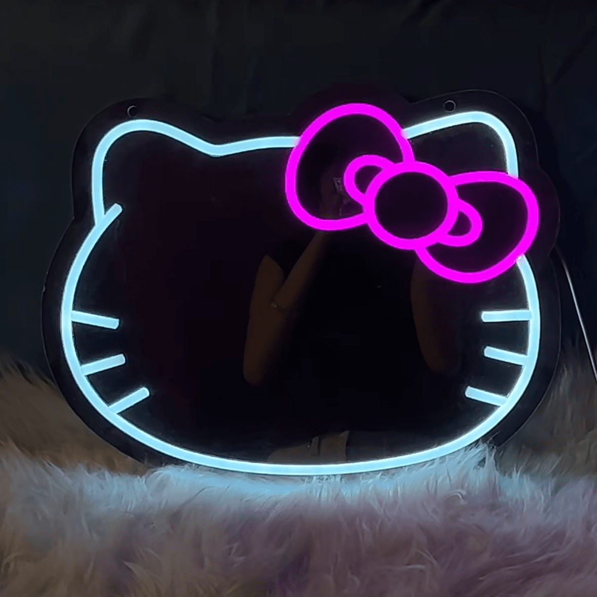Kitty USB Neon Sign for Bedroom Christmas Gift and Wall Decor - Shineneon