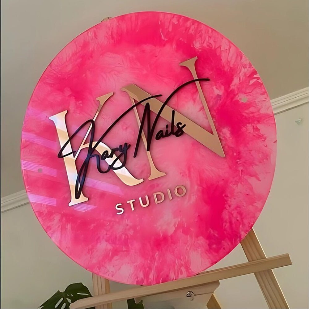 Kn Studio Acrylic Business Logo Sign - Shineneon