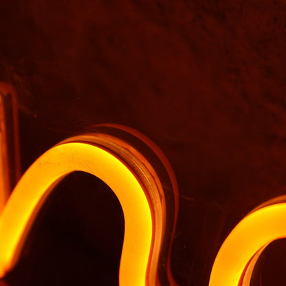 Knaleh Time Orange Led Neon Sign - Shineneon