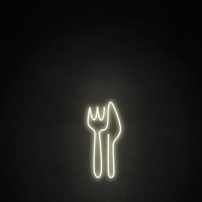 Knife And Fork Led Neon Sign Wall Art | Shineneon