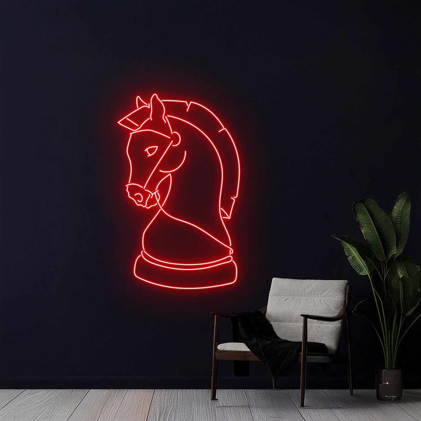 Knight Chess Led Neon Signs