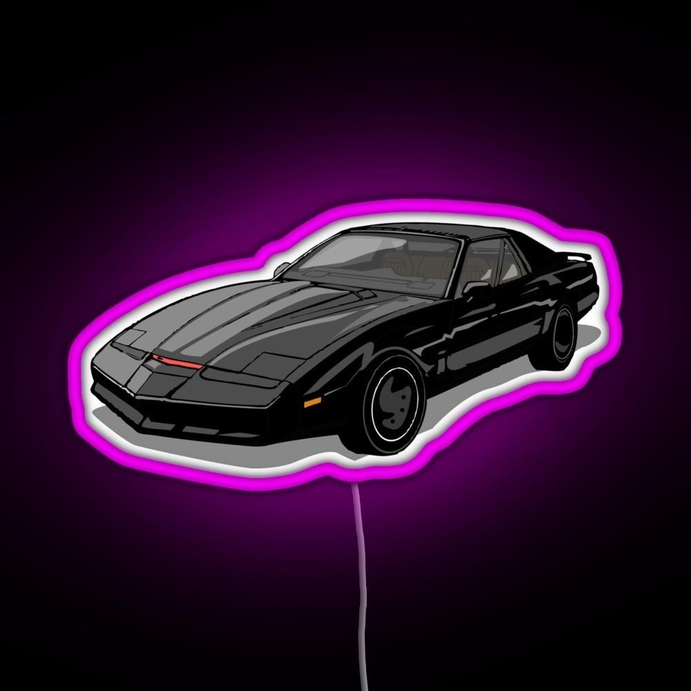 Knight Rider Kitt Car Rgb Led Neon Sign Pop Wall Art - Shineneon