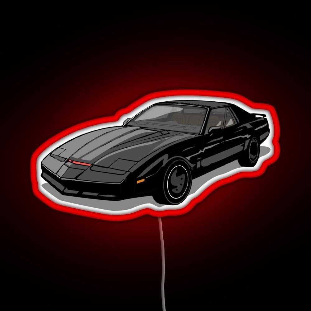 Knight Rider Kitt Car Rgb Led Neon Sign Pop Wall Art - Shineneon