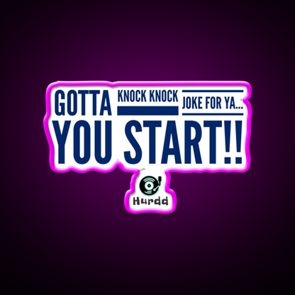 Knock Knock Man Cave Bar Led Neon Sign Rgb Color