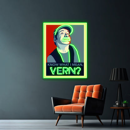 Know What I Mean Vern Artwork Neon Signs For Sale - LED neon sign view 9