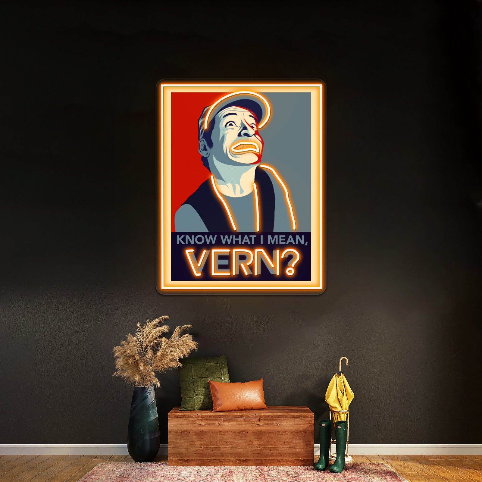 Know What I Mean Vern Artwork Neon Signs For Sale - LED neon sign view 6