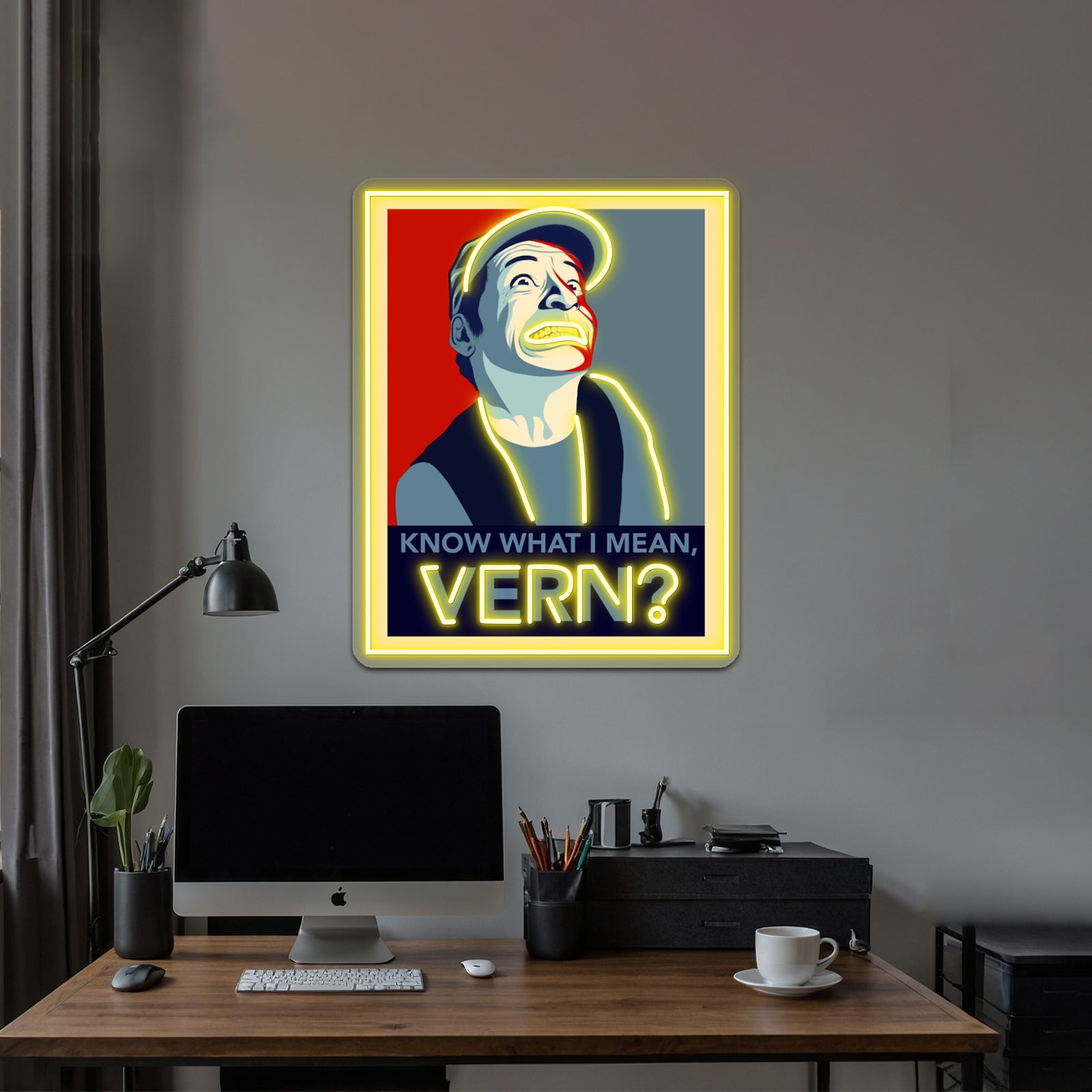 Know What I Mean Vern Artwork Neon Signs For Sale - LED neon sign view 7