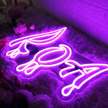 Koa Purple Led Neon Sign - Shineneon