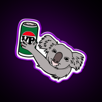 Koala Bitter Hand Grenade Aussie Beer Bar Decor Led Neon Sign Rgb Color - LED neon sign view 9