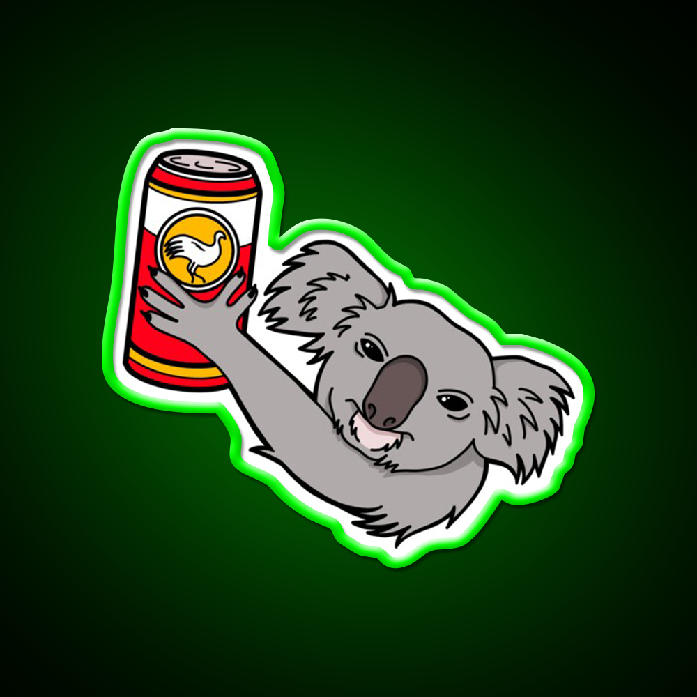Koala Bush Chook Beer Bar Decor Led Neon Sign Rgb Color - LED neon sign view 8