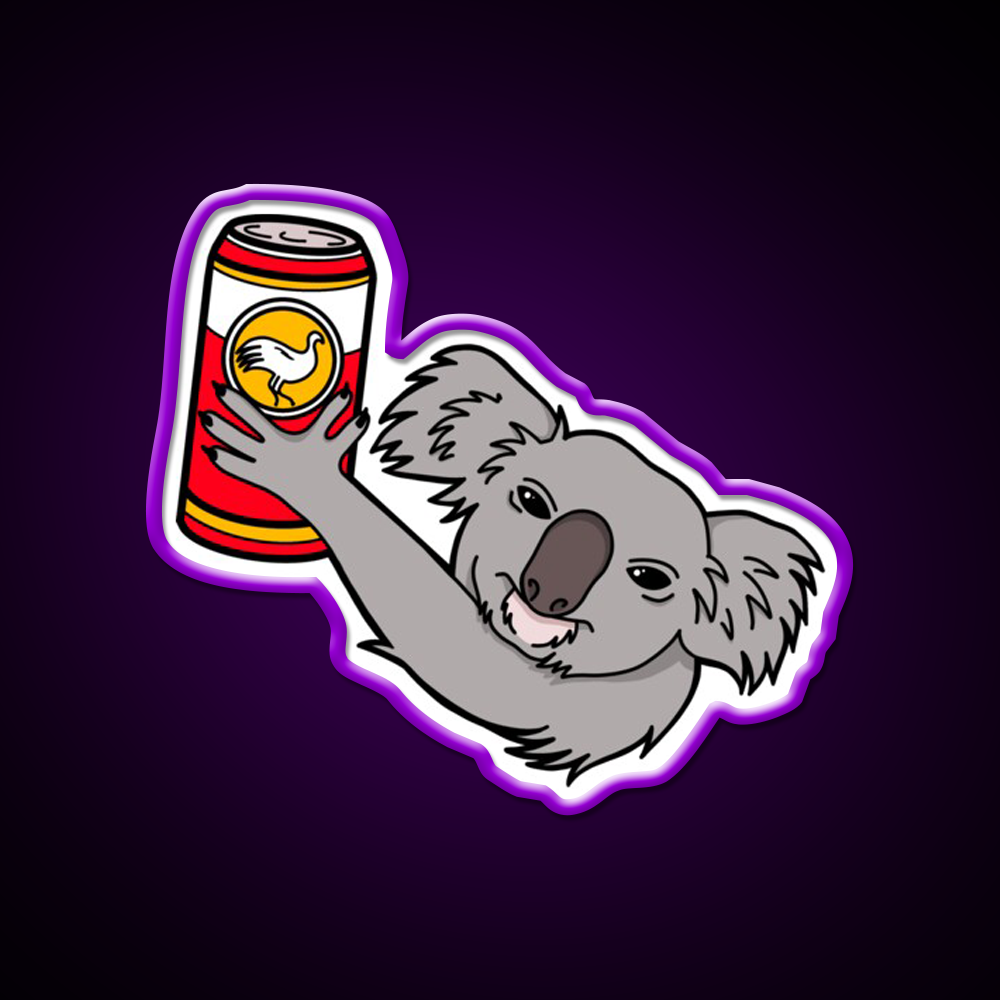 Koala Bush Chook Beer Bar Decor Led Neon Sign Rgb Color - LED neon sign view 9