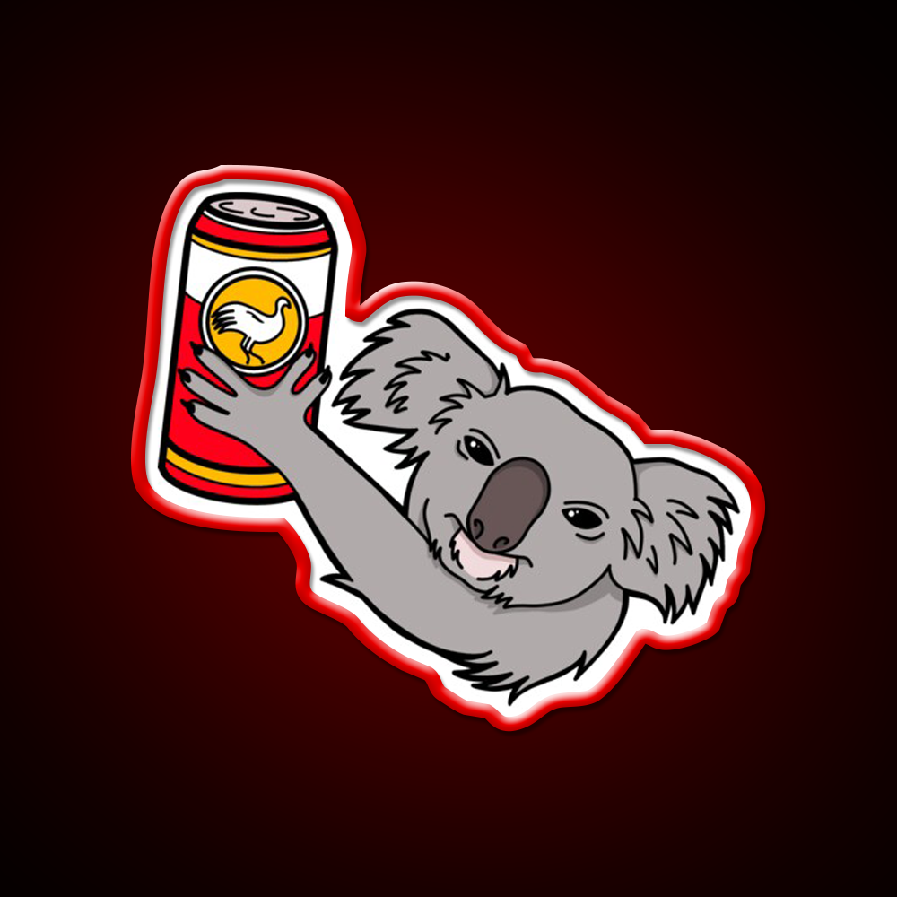 Koala Bush Chook Beer Bar Decor Led Neon Sign Rgb Color - LED neon sign view 10
