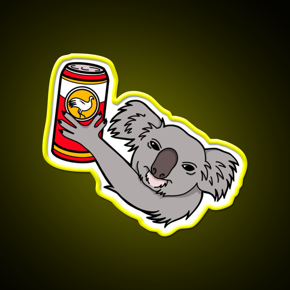 Koala Bush Chook Beer Bar Decor Led Neon Sign Rgb Color - LED neon sign view 7