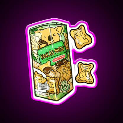 Koalas March Snack Food Led Neon Sign Rgb Color - Shineneon