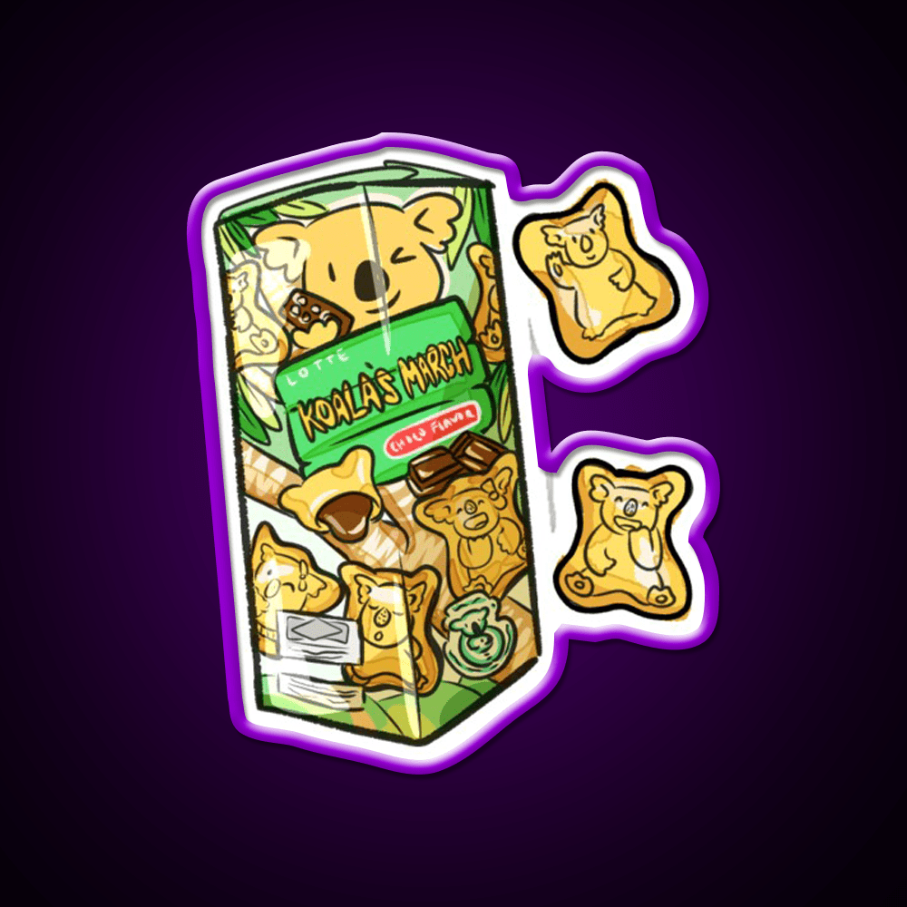 Koalas March Snack Food Led Neon Sign Rgb Color - Shineneon