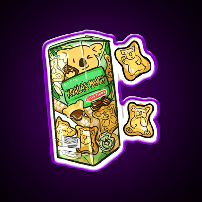 Koalas March Snack Food Led Neon Sign Rgb Color - Shineneon