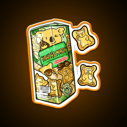 Koalas March Snack Food Led Neon Sign Rgb Color - Shineneon
